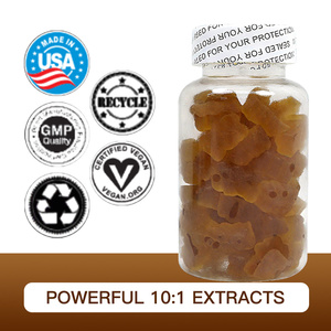 AMULYN 10-en-1 Gommes d'extrait de champignon de qualité alimentaire Gommes Reishi de marque privée Bouteille de vitamines actives OEM de haute qualité - Product Image 6