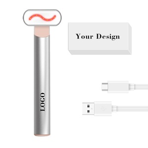 0728 เครื่องนวดหน้าเพื่อสุขภาพ ผิวเรียบเนียนและผ่อนคลาย 350mah ชาร์จได้ พร้อมแท่งนวดรอบดวงตา - Product Image 1