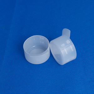 Embossed Measurement Personal Care Use Round PP Plastic Cup With Handle 100ml Diameter - Product Image 6
