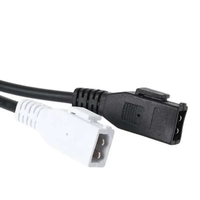 2x2 VGA Series Dual 2pin a 16pin OBD II OBD2 Cable adaptador de diagnóstico reemplazo para Audi Volkswagen
