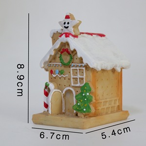 Decoración Navideña DIY al por Mayor, Casa de Jengibre, Casa de Muñecas, Decoración de Paisajes en Miniatura, Accesorios para Ambiente Navideño, Regalo Festivo - Product Image 6