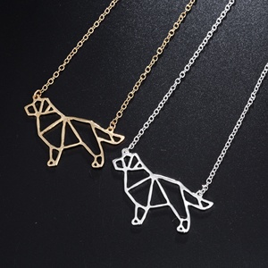 Collier corgi en acier inoxydable pour amoureux de chien, nouveau design, pendentif style <span class=keywords><strong>chiot</strong></span>, anglais, Bull Terrier, 2020 - Product Image 2