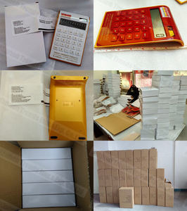 Tốt nhất bán quảng cáo tùy chỉnh in logo thương hiệu máy tính để bàn văn phòng máy tính điện tử với năng lượng mặt trời 10 chữ số OEM Trắng - Product Image 6