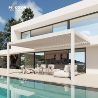 Pergola à structure existante avec configuration d'extension semi-attachée pour solutions OEM destinées aux revendeurs