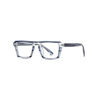 Monture de lunettes TR, monture de lunettes carrée rétro, monture transparente ultra légère et tendance