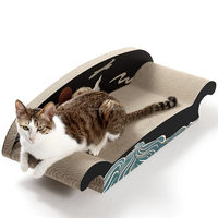 Grand espace de griffoir pour chat en papier, canapé-griffoir pour chat
