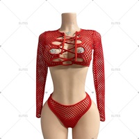 Tenues de serveuses de table ELITES en gros, uniformes de club holographiques brillants