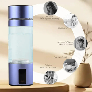 Oem & ODM chấp nhận 5000ppb 230ml <span class=keywords><strong>Alkaline</strong></span> Hydrogen USB powered nước Ionizer chai pem nước điện cho văn phòng du lịch xe - Product Image 1