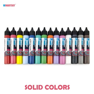 Bộ Sơn Acrylic Kim Loại 58 Màu (Mỗi Loại 30Ml), Sơn Thủ Công Không Độc Hại Cho Tranh Thủ Công Tự Làm - Product Image 2