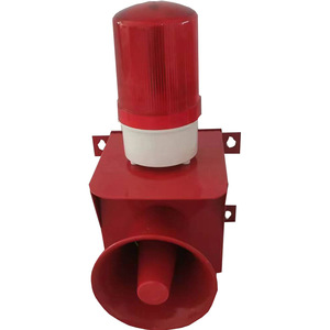Alarme sonore sans fil GDL-YY83, rouge, volume réglable, utilisation en usine, lumière d'avertissement pour la construction - Product Image 4