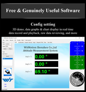 Witmotion HWT101CT-RS232 Độ Chính Xác Cao Máy Đo Độ Nghiêng IP67 Không Thấm Nước Mems Công Nghệ Cảm Biến Để Đo Z-Trục Góc - Product Image 3