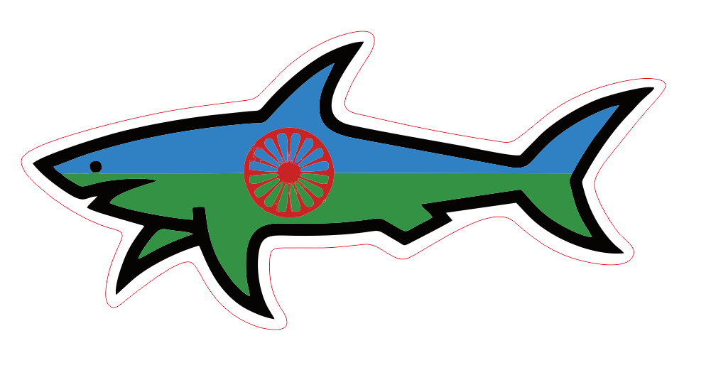 Wholesale 2025 3D Paul Shark Sticker Logo - Waterproof & Eco-friendly