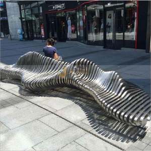 Stainless Steel Art Deco Waterproof Abstract Sculpture for Outdoor Public <b>Space</b> <b>Decoration</b> - Product Image 4