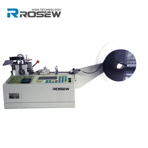 Yüksek kaliteli Rosew GC-120HL otomatik kemer kesici (soğuk ve sıcak) kesme makinası