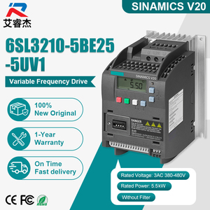 Convertidor de Frecuencia Variable Sinamics V20 Serie 6SL3210-5BE25-5UV1, 100% Nuevo y Original, 5.5KW, 3AC, 380-480V - Product Image 1