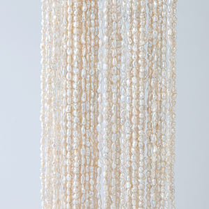 סיטונאי 6-7 מ מ "מ פנינה טבעי טרי פנינה גדילי פנינה אותנטית להכנת תכשיטים - Product Image 2