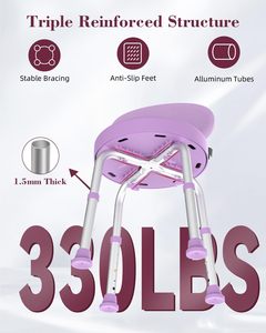 Siège <span class=keywords><strong>de</strong></span> <span class=keywords><strong>bain</strong></span> pivotant réglable 330 lbs <span class=keywords><strong>pour</strong></span> douche intérieure, siège <span class=keywords><strong>de</strong></span> baignoire, banc <span class=keywords><strong>de</strong></span> <span class=keywords><strong>salle</strong></span> <span class=keywords><strong>de</strong></span> <span class=keywords><strong>bain</strong></span>, <span class=keywords><strong>chaise</strong></span> <span class=keywords><strong>de</strong></span> <span class=keywords><strong>bain</strong></span> <span class=keywords><strong>pour</strong></span> personnes âgées et handicapées - Product Image 3