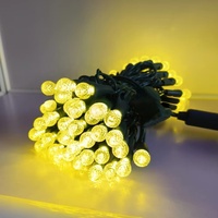 G12 LED Weihnachtsbeleuchtung für den Außenbereich, wasserdicht, Beeren-Lichterkette für Kranz, Weihnachtsbaum, Feiertagsdekoration