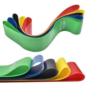 Ensemble de bandes de résistance portables pour le fitness, en matériau TPE, résistance légère, exercices de musculation, sacs de transport, tous âges - Product Image 5