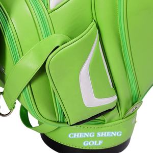 Bolsas de Golf de Torneo con Cierre de Cremallera, Duraderas, de PU Verde, con Logotipo Personalizado Directo de Fábrica, Portátiles, para Hombre y Mujer, Tamaño 9.5x35", Exportación - Product Image 4