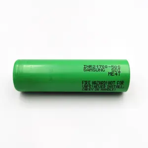 배터리 셀 21700 50S 삼성 배터리 5000Mah 50s 25A 5000Mah 충전식 대용량 리튬 이온 배터리