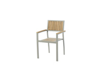 Chaise de table et de jardin en plastique, ensemble de salle à manger, mobilier de restaurant, chaises imperméables, 12 pièces