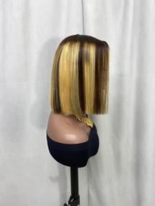 <span class=keywords><strong>Cheveux</strong></span> vierges alignés sur cuticules Perruque Bob droite à double tirage avec fermeture 2*6 Kim Perruques Lace Front de <span class=keywords><strong>cheveux</strong></span> humains 100% <span class=keywords><strong>pour</strong></span> femmes noires - Product Image 4