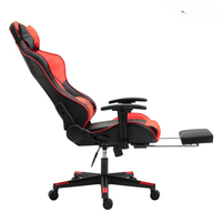 Chaise d'ordinateur de bureau en cuir confortable chaise de jeu de sport Racer inclinable pivotante chaise de course à hauteur réglable pour les jeux