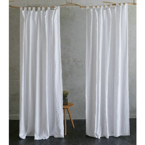 Rideau classique en lin tapisserie de haute qualité, nouveau, vente en gros, pour fenêtre de salon et chambre à coucher, 100% - Product Image 1