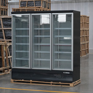 Armoires vitrées pour supermarchés à brancher, pour <span class=keywords><strong>vitrine</strong></span> ouverte, utilisées dans les dépanneurs pour l'affichage des boissons, équipement de réfrigérateur - Product Image 6