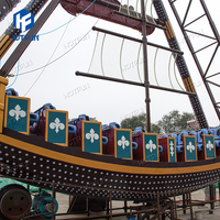 Bateau pirate en fibre de verre à 32 places, manège de fête foraine, bateau balançoire pour parc d'attractions, à vendre