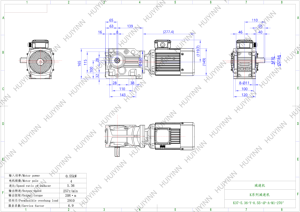 Reductor <span class=keywords><strong>de</strong></span> Engranajes Helicoidales <span class=keywords><strong>de</strong></span> Ángulo Recto <span class=keywords><strong>de</strong></span> la Serie K, Trifásico, <span class=keywords><strong>de</strong></span> Alto Torque, <span class=keywords><strong>Venta</strong></span> al Por Mayor - Product Image 2