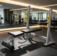 Banc de musculation olympique multi-positions professionnel pour l'entraînement complet du corps (poitrine, épaules) – Équipement de fitness pour salle de sport et club