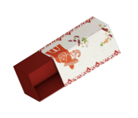 Boîte en papier kraft magnétique de qualité supérieure, recyclable, pour bijoux, lunettes, colliers, cosmétiques, gâteaux de lune, vin, chocolat