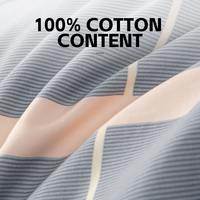 Vente en gros de draps de lit personnalisés en coton 100% - Ensemble de literie 4 pièces - Housse de couette - Taille King Size - Taille Queen Size - Taille Full - Super doux - Luxe