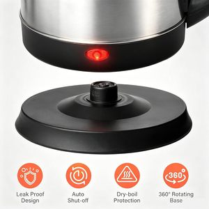 Durable Commercial Stainless Steel Tea Boiler Water Heater Jug for Hotel Office Use Electric <b>Kettle</b> - Product Image 2