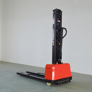 Montacargas semieléctrico portátil de 0.5 toneladas, directo de fábrica, con batería de plomo-ácido y neumáticos de poliuretano para pisos interiores. - Product Image 6