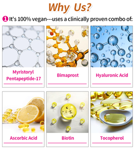Aceite de ricino vegano personalizado, suero de crecimiento de pestañas, veganas potenciador de hierbas, suero de crecimiento de pestañas <span class=keywords><strong>para</strong></span> cabello, pestañas más gruesas y largas - Product Image 2