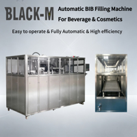 Machine de remplissage automatique de sachets à piston BIB pour liquides et pâtes, pour l'industrie alimentaire, cosmétique et chimique, personnalisable OEM