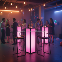 Station de bar à cocktails portable pliable pour événements (TA101B)