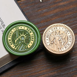 Hochwertige Weltstadt-Gedenk medaillen serie New York <span class=keywords><strong>Seoul</strong></span> Tokyo Wax Seal Stamp Head - Product Image 6