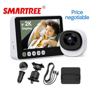 Moniteur bébé sans fil 5 pouces 2K 1440P 3.0MP, fabricant de caméras de voiture pour bébé, usine de moniteurs bébé - Product Image 1