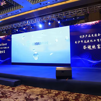 Écran LED fixe intérieur couleur 4K P2.5 P3 clé en main, panneau d'affichage publicitaire, mur vidéo LED modulaire pour événements scéniques