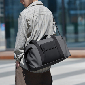 <span class=keywords><strong>Sac</strong></span> de voyage d'affaires pour <span class=keywords><strong>homme</strong></span> en PU imperméable de haute qualité, grande capacité, <span class=keywords><strong>sac</strong></span> de sport à bandoulière unique pour l'extérieur - Product Image 6