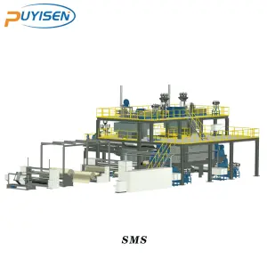 PYS-SMS Nonwoven Fabric Machine with Advanced and Exquisite Technique for Making Baby Diaper and Sanitary Napkin