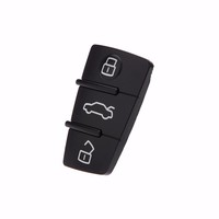 Tapis de remplacement en silicone pour clé télécommande à 3 boutons avec service de découpe pour Kia/Renault Laguna/PSA Peugeot Citroën/BMW