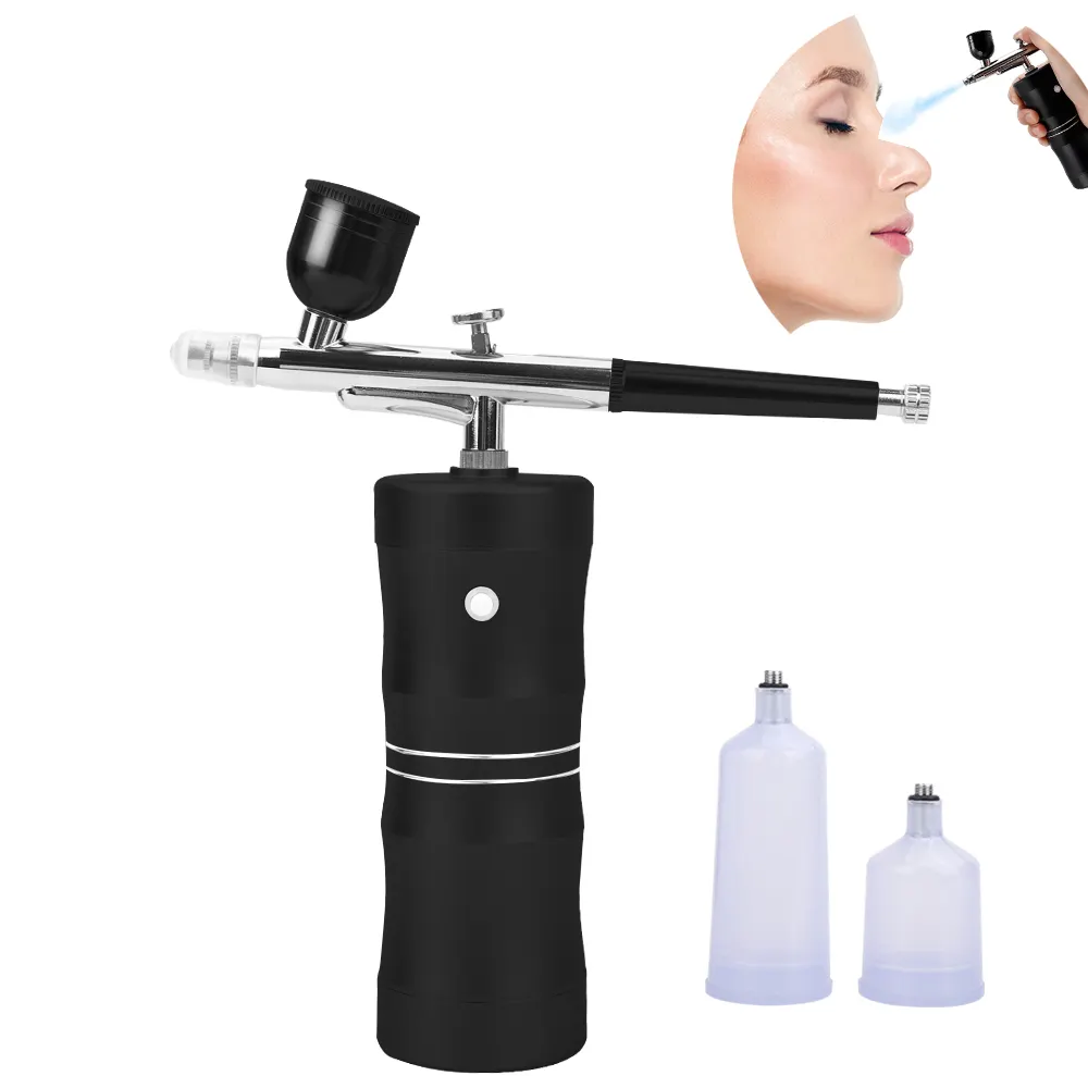 Oem Barber Airbrush Kit für Kuchen Dekorieren Nail Art Spray Gun Haarfarbe Make-up AirBrush Tattoo Compressor Cordless Airbrush