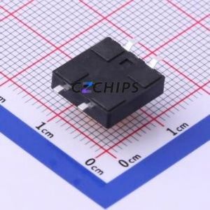 UK-B0262-FT-TP-Y-250 Tactile Switch SMD Switch Single Pole Single Throw Rectangle Button 2.5N Vertical Mount - Product Image 2