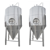 Fermenteur de bière conique 2000L en acier inoxydable 304 pression
