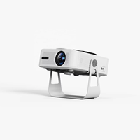 Mini projecteur portable intelligent pour films et jeux, double WiFi, Bluetooth, autofocus, correction trapézoïdale, 1080P natif, 450 ANSI, compatible 4K, pour smartphone, ordinateur portable et Smart TV